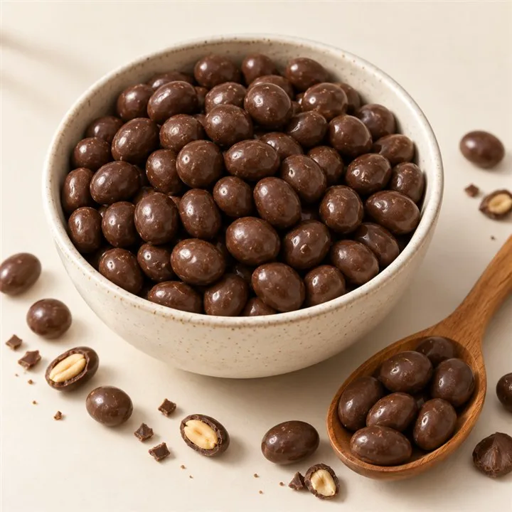 Amendoim com chocolate – Bem Natural