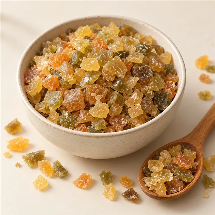 Frutas cristalizadas – Bem Natural