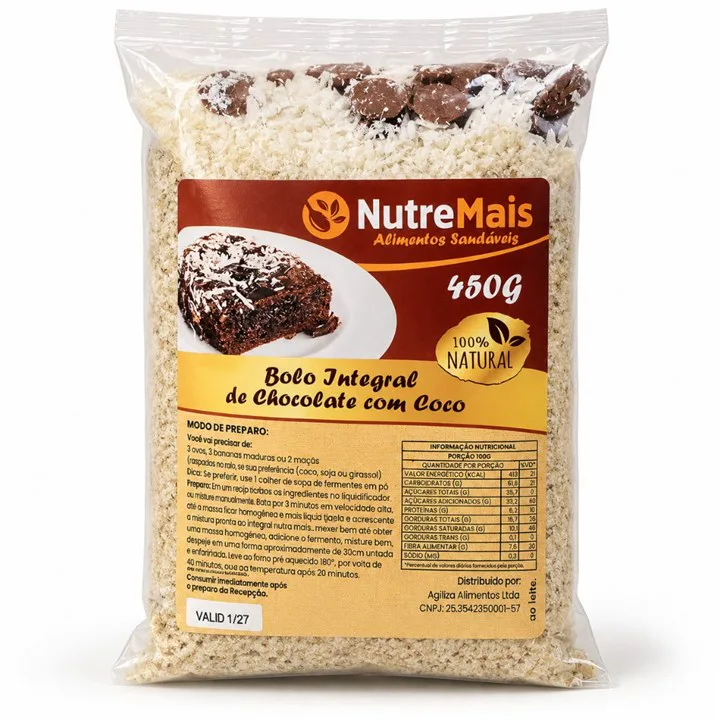 Bolo integral NutreMais – Bem Natural