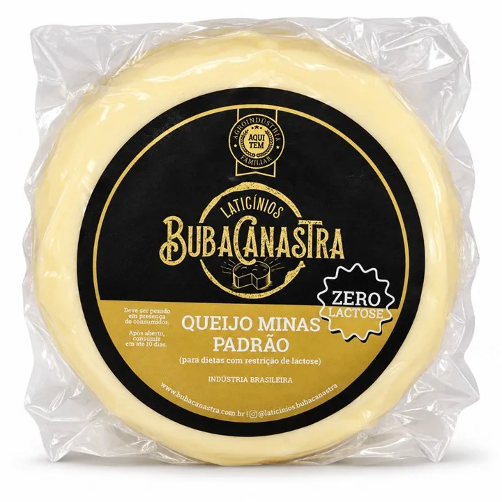 Queijo minas padrão zero lactose – Bem Natural