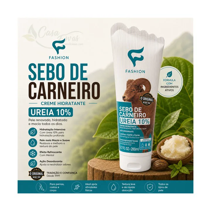 Sebo de carneiro Fashion – Bem Natural