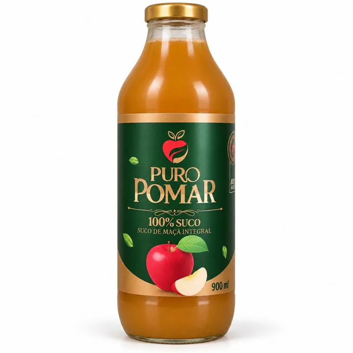 Suco de maçã integral Puro Pomar – Bem Natural